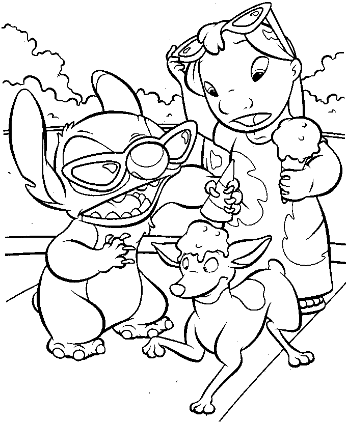 Lilo Y Stitch Coloring Pages