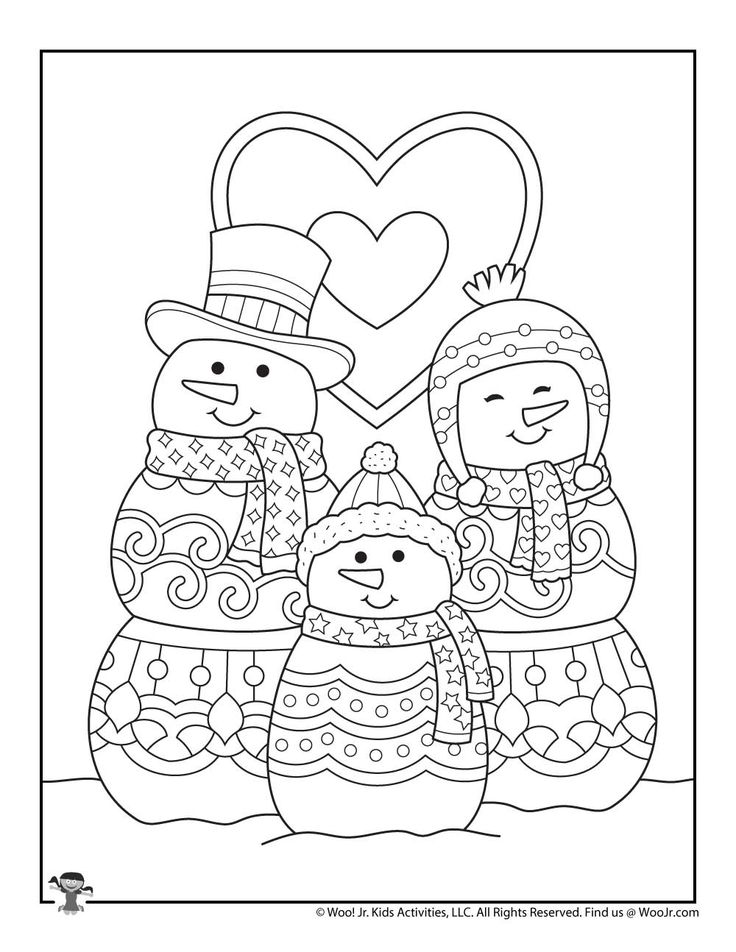 Mythographic Wild Winter Coloring Pages