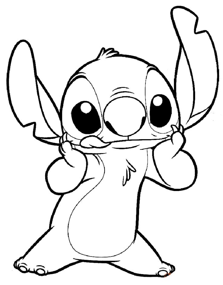 Stitch Coloring Book Aesthetic