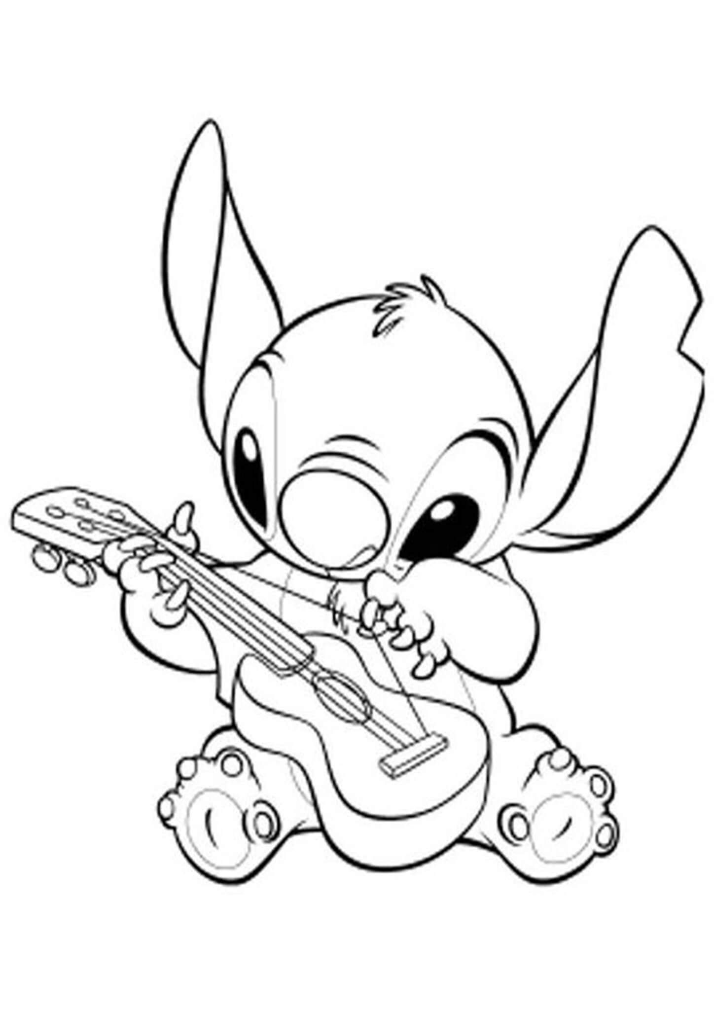 Stitch Coloring Pages Fall