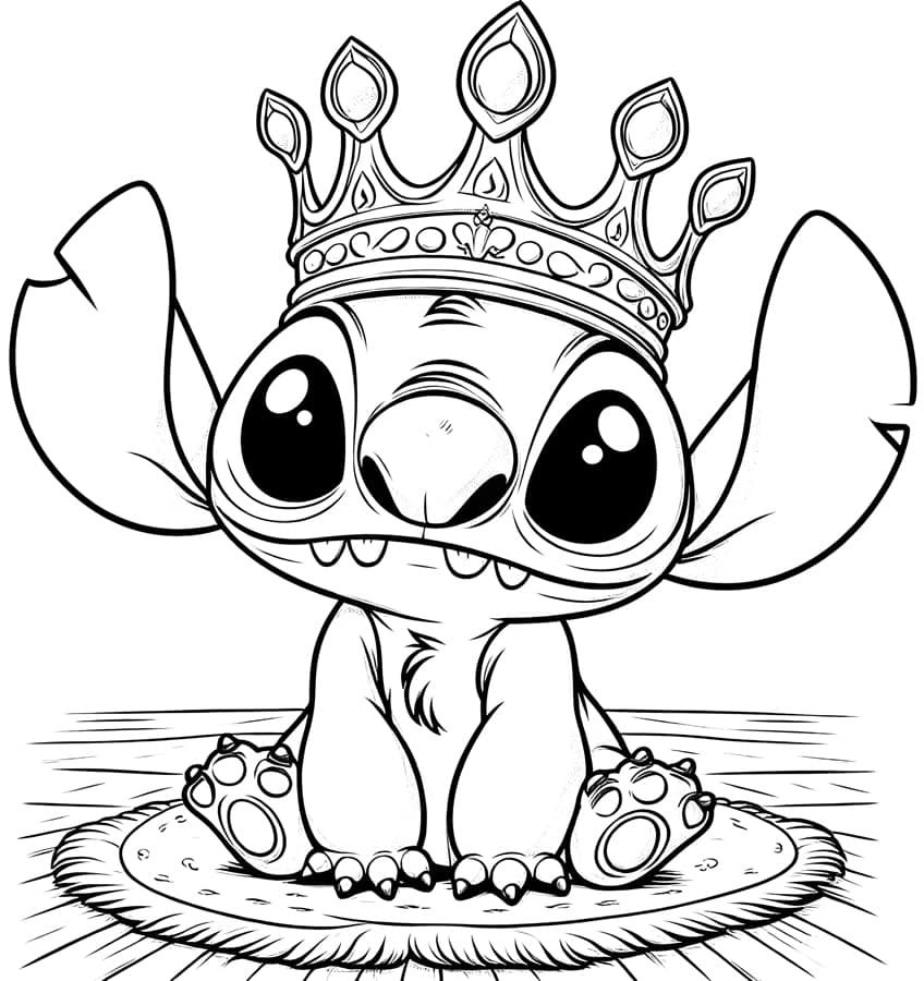 Stitch Coloring Pages Free Printable