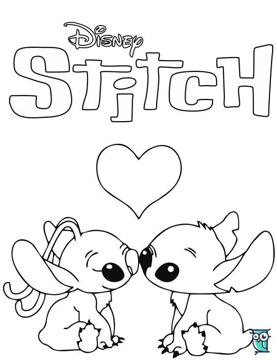 Stitch Girl Coloring Page