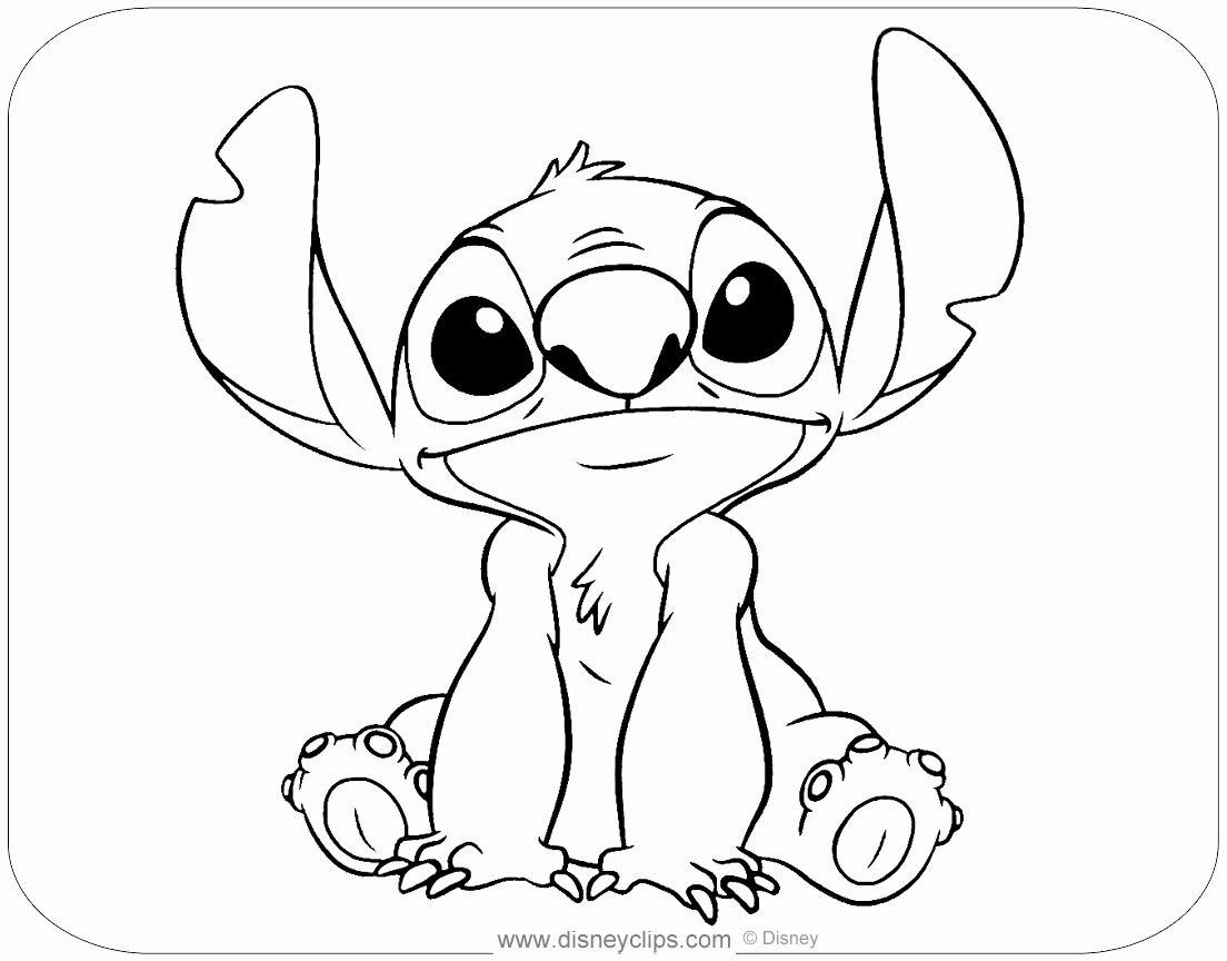 Stitch Love Coloring Pages