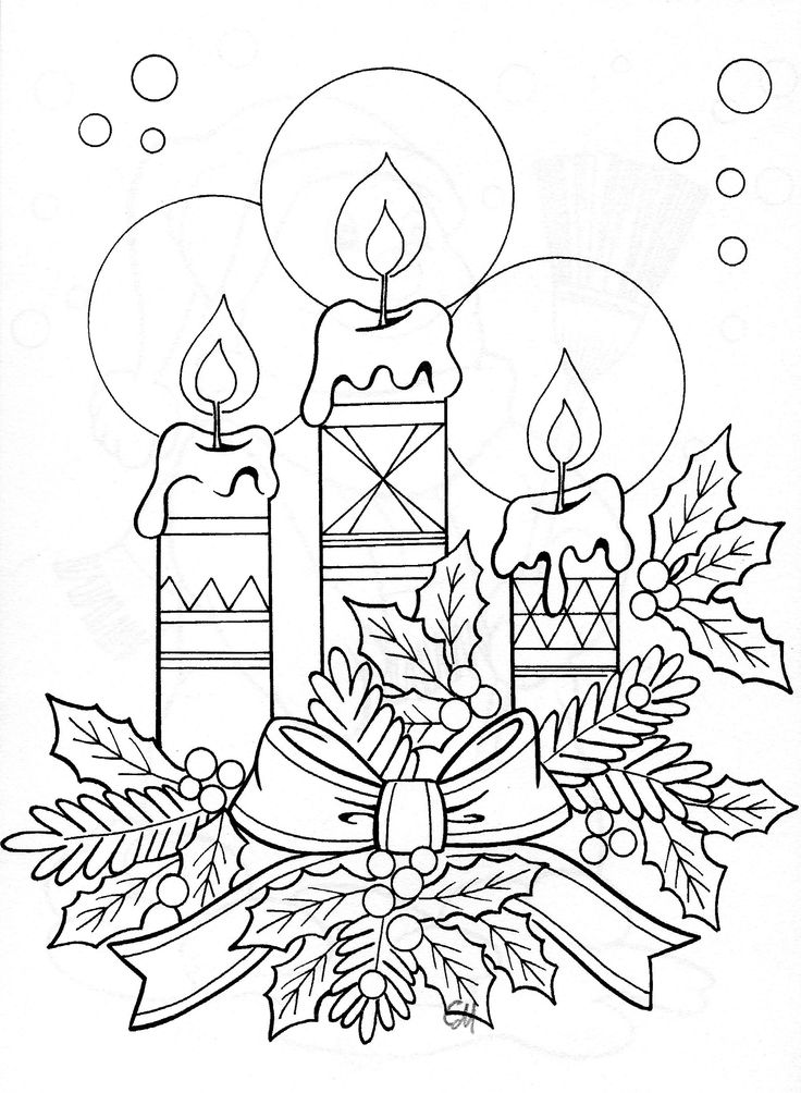 Unique Christmas Coloring Pages