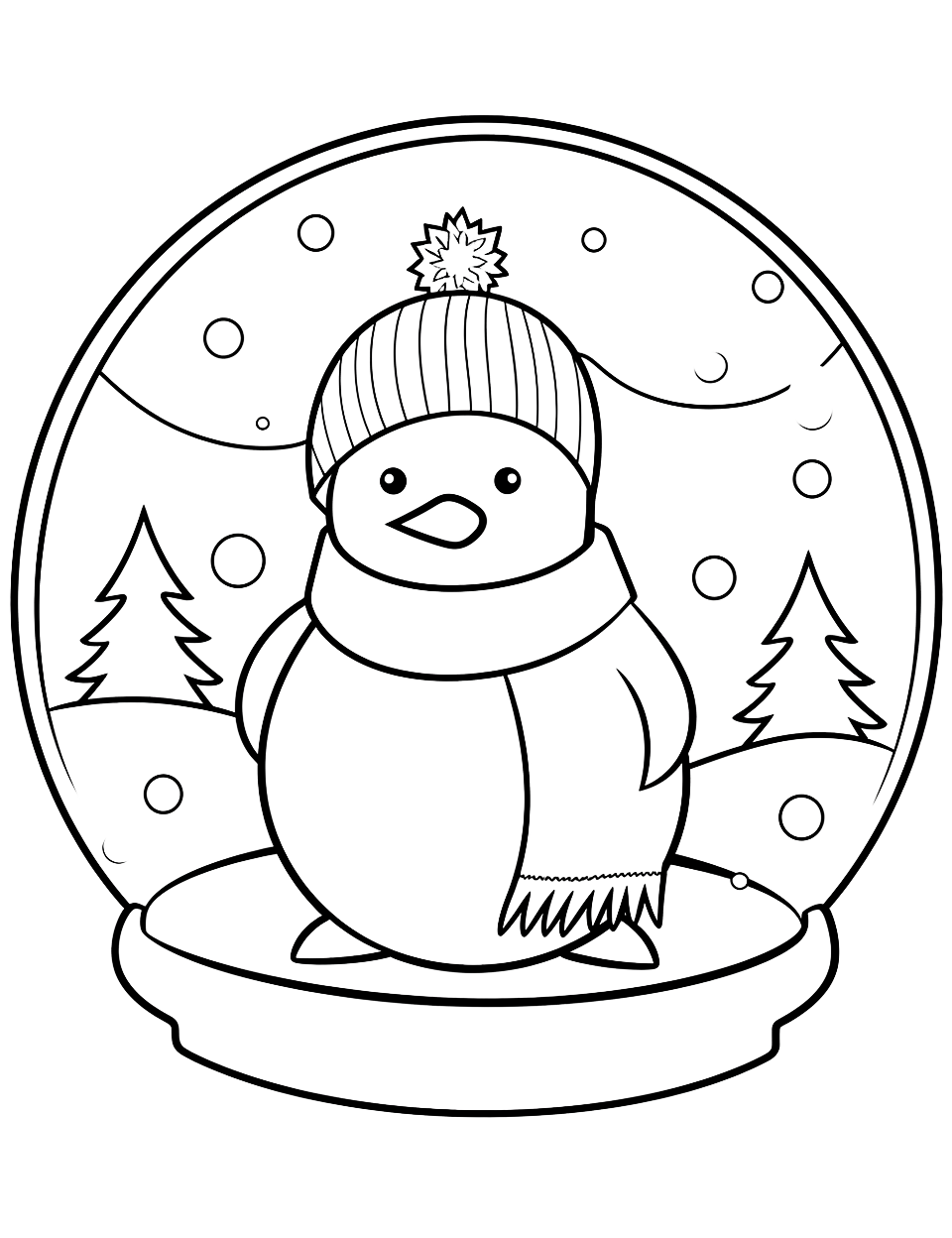 Winter Coloring Activities For Kids