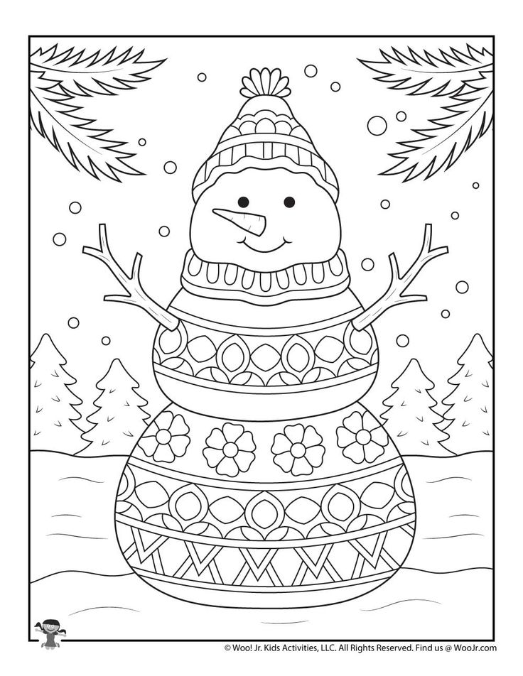 Winter Coloring Pages