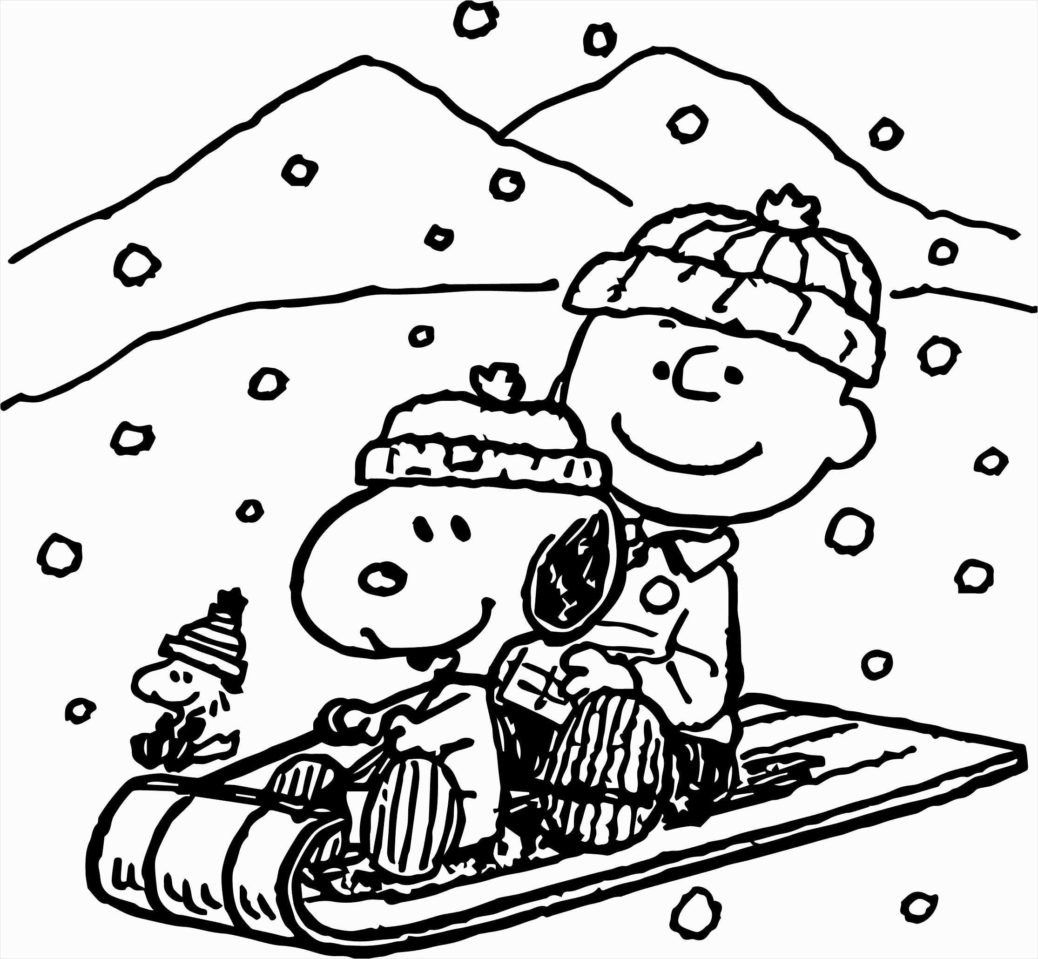 Winter Dog Coloring Pages