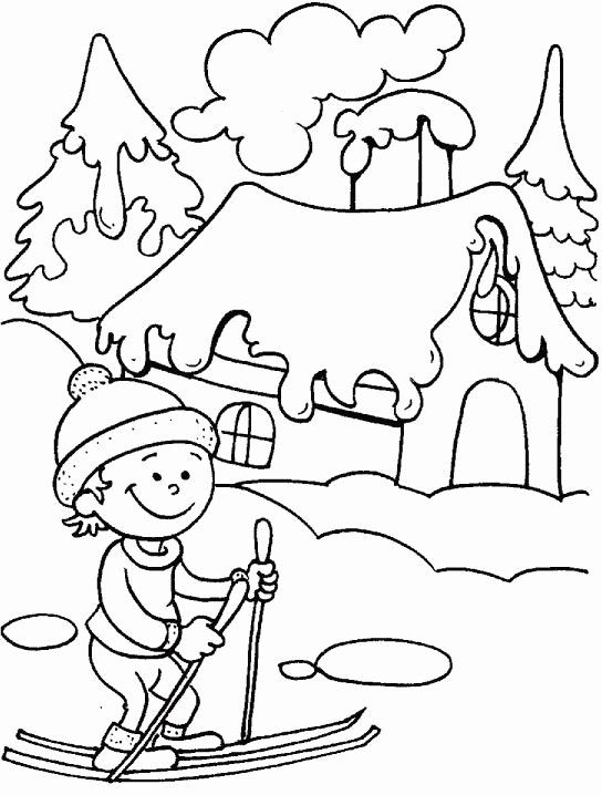 Winter Vacation Coloring