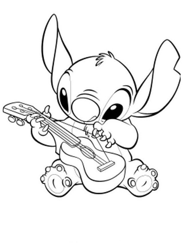 Y2K Coloring Pages Stitch