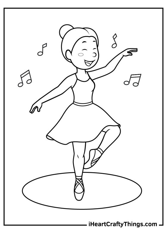 20 Dance Coloring Pages Free Printable Simple