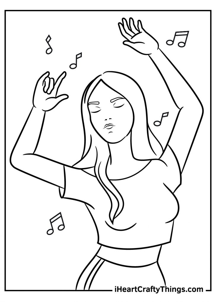 20 Dance Coloring Pages Free Printable Simple