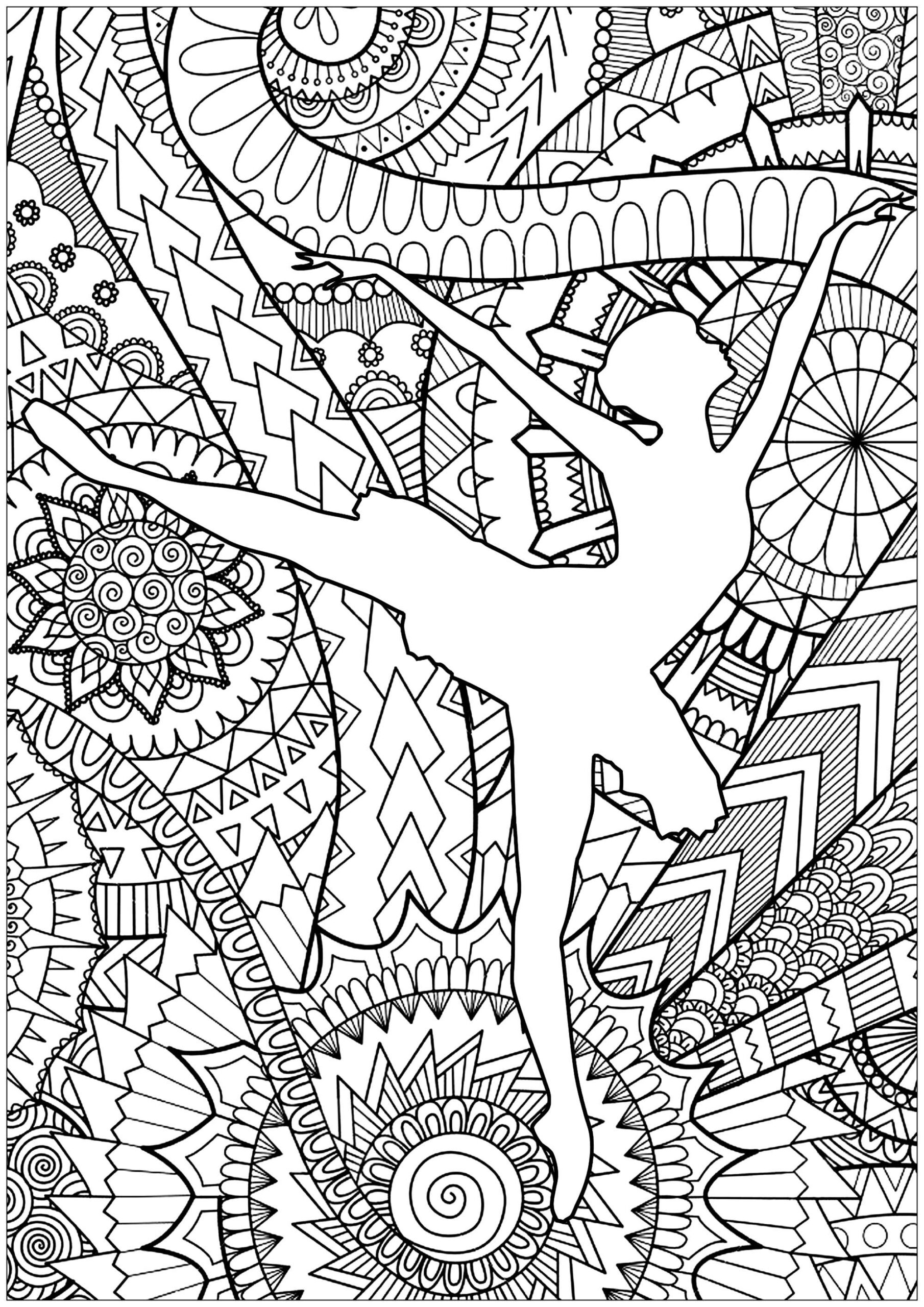 20 Dance Coloring Pages Free Printable Simple