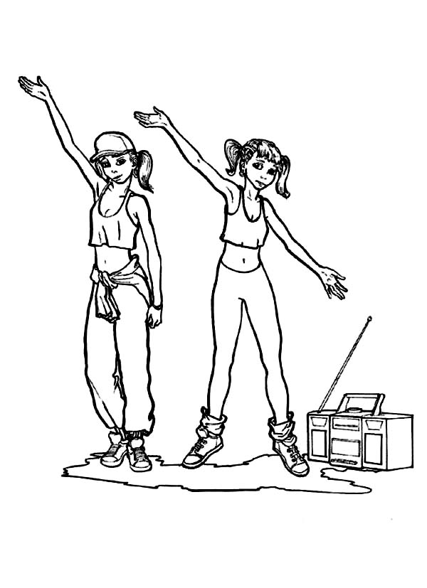 20 Dance Coloring Pages Free Printable Simple