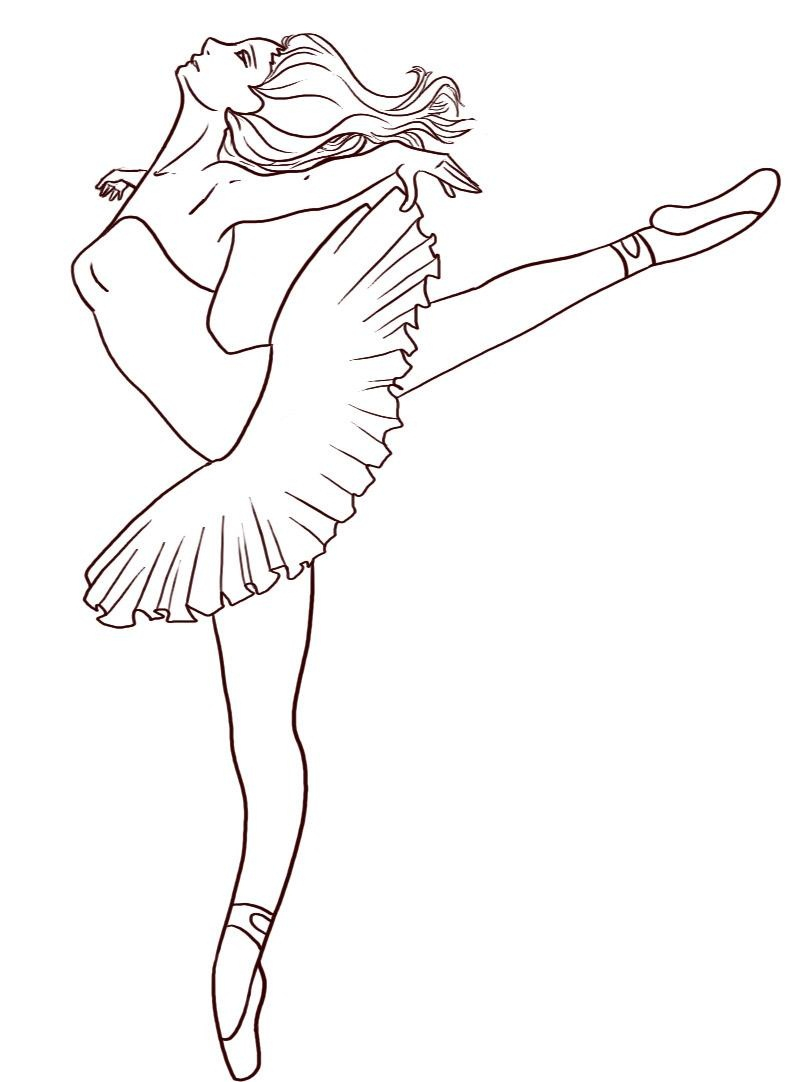 20 Dance Coloring Pages Free Printable Simple