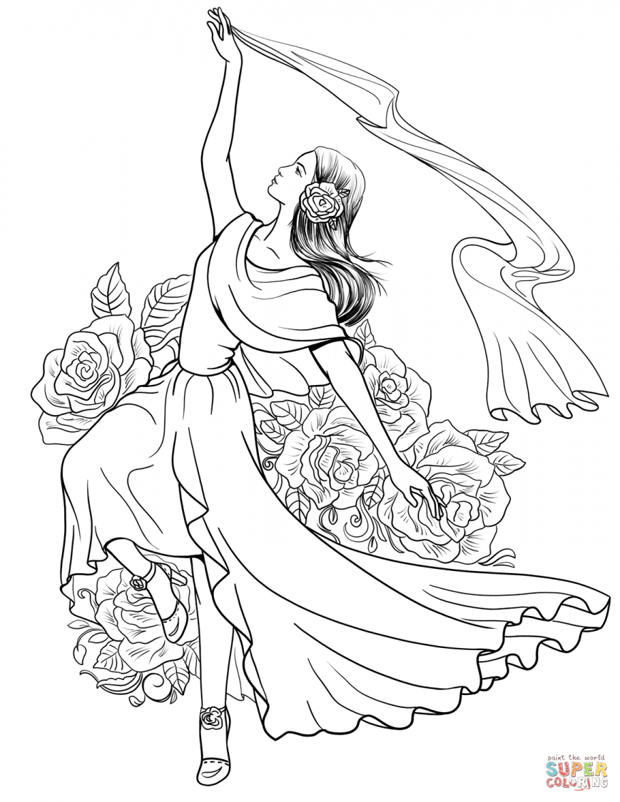 20 Dance Coloring Pages Free Printable Simple