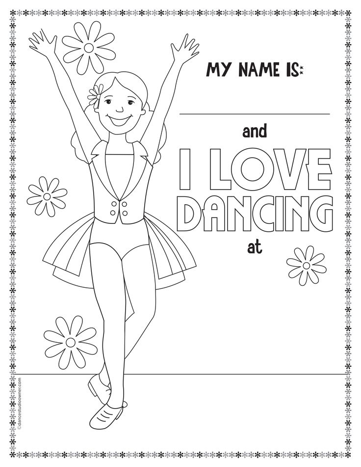 20 Dance Coloring Pages Free Printable Simple