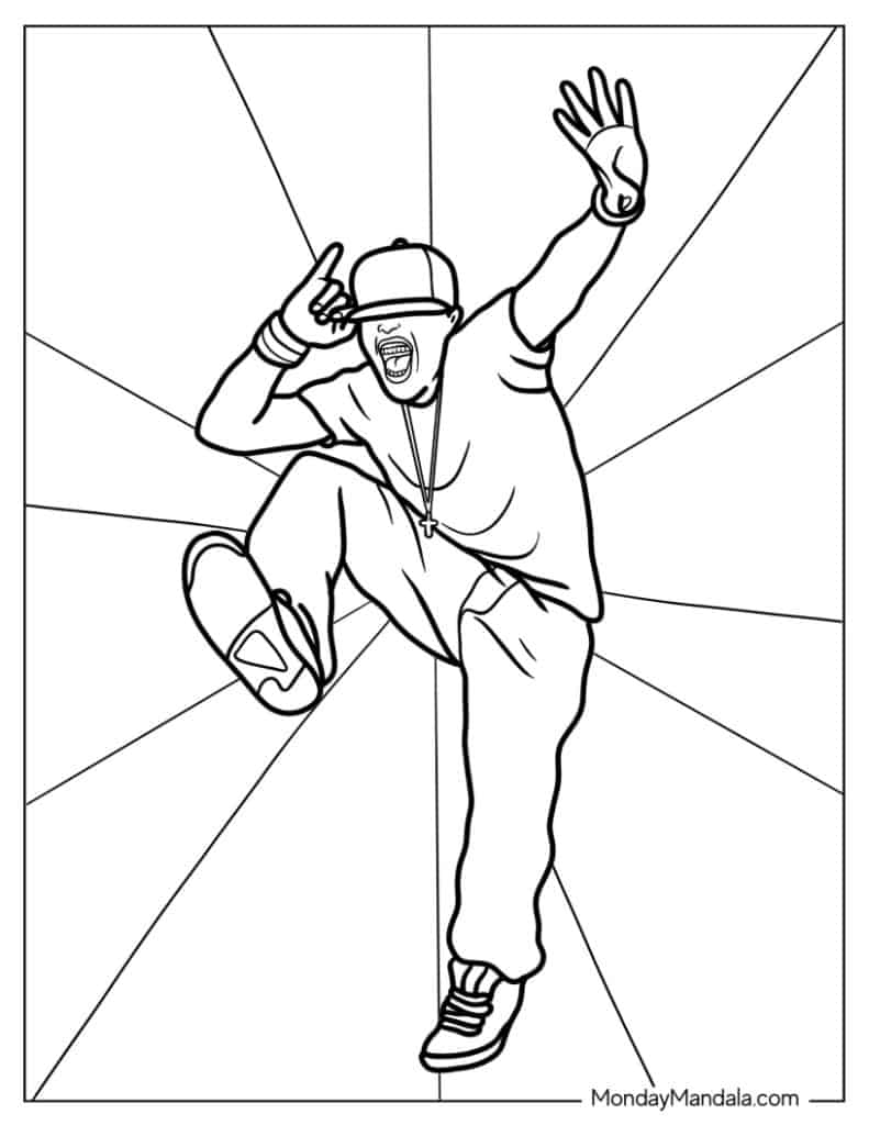 20 Dance Coloring Pages Free Printable Simple