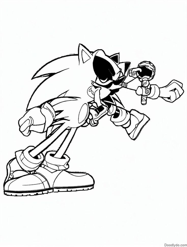 15 Fnf Sonic Exe Coloring Pages