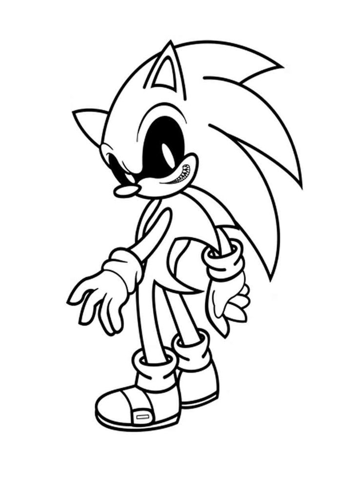 15 Fnf Sonic Exe Coloring Pages