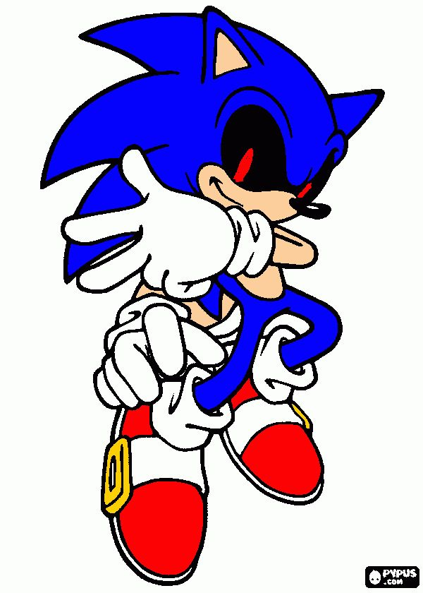 15 Fnf Sonic Exe Coloring Pages