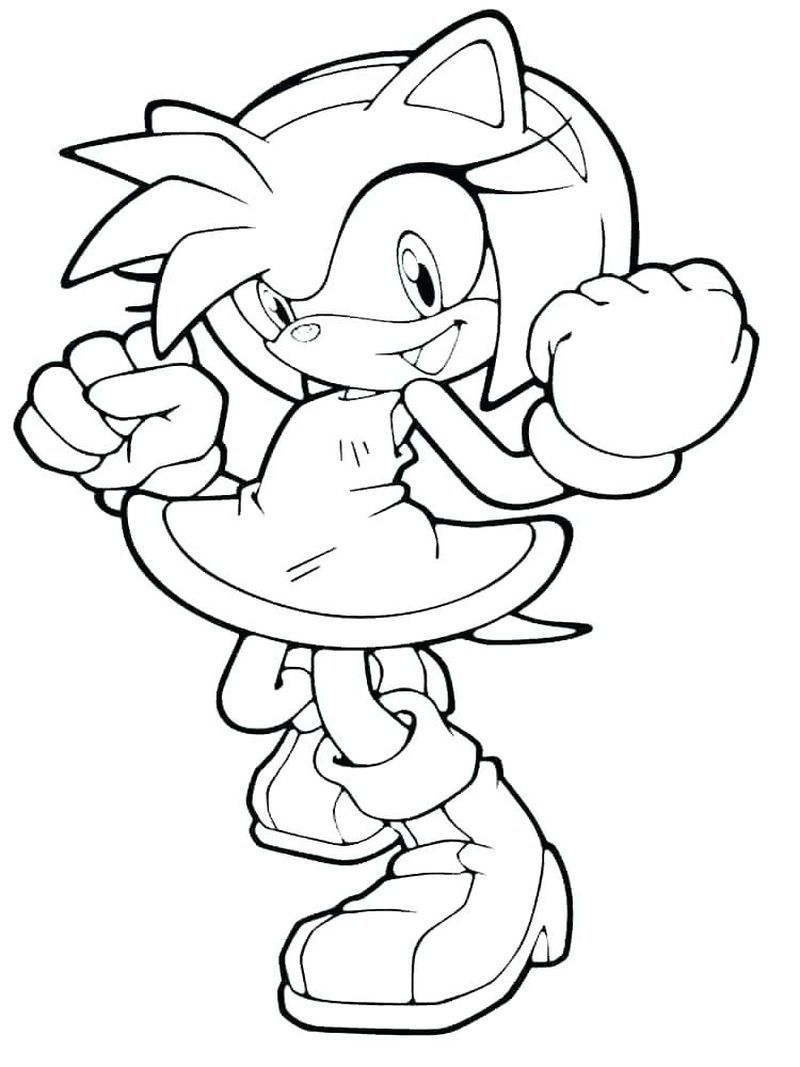 15 Sonic Coloring Pages For Kids