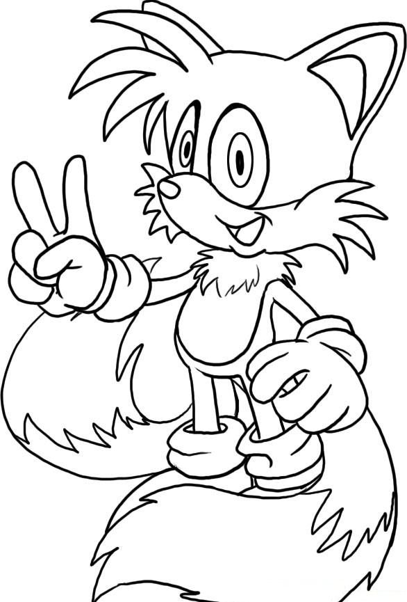 15 Sonic Coloring Pages For Kids