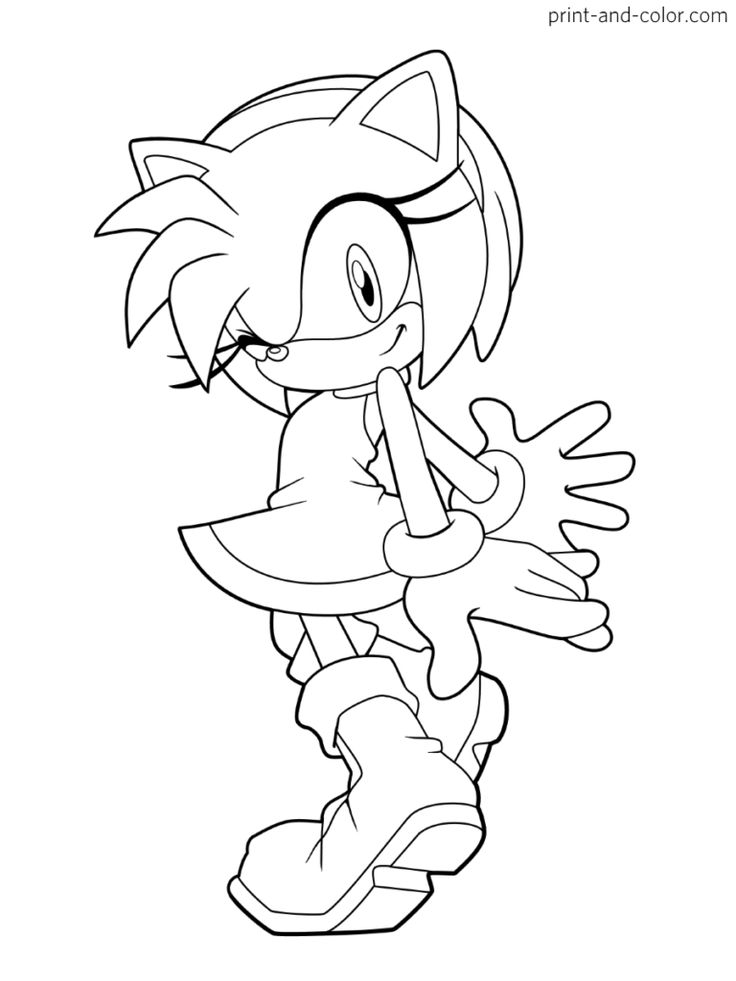 15 Sonic Coloring Pages For Kids