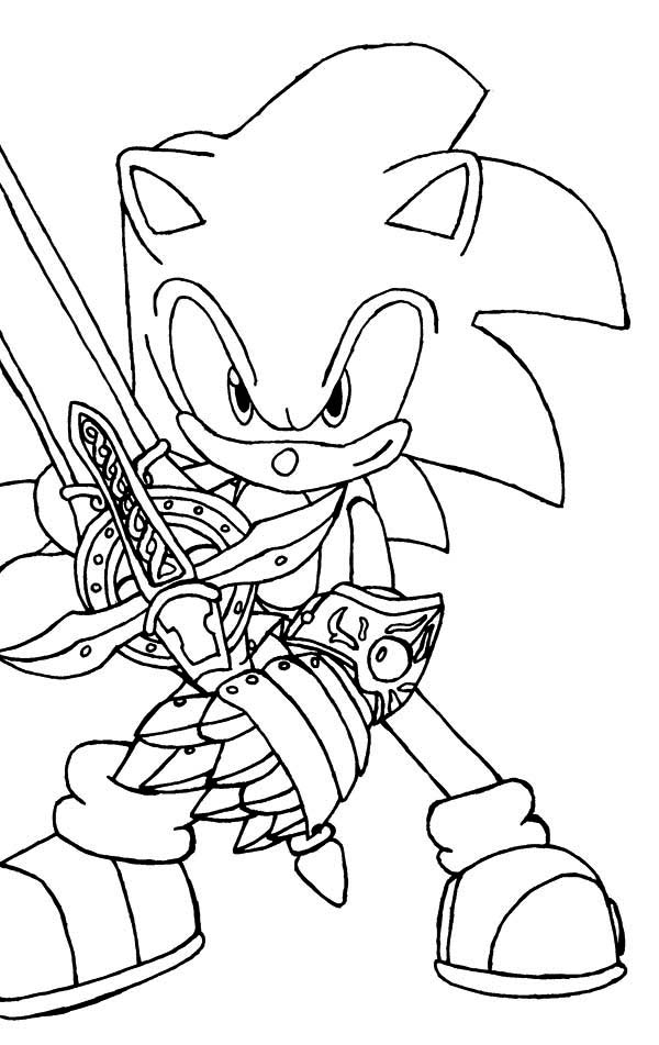 15 Sonic Coloring Pages Free Printable