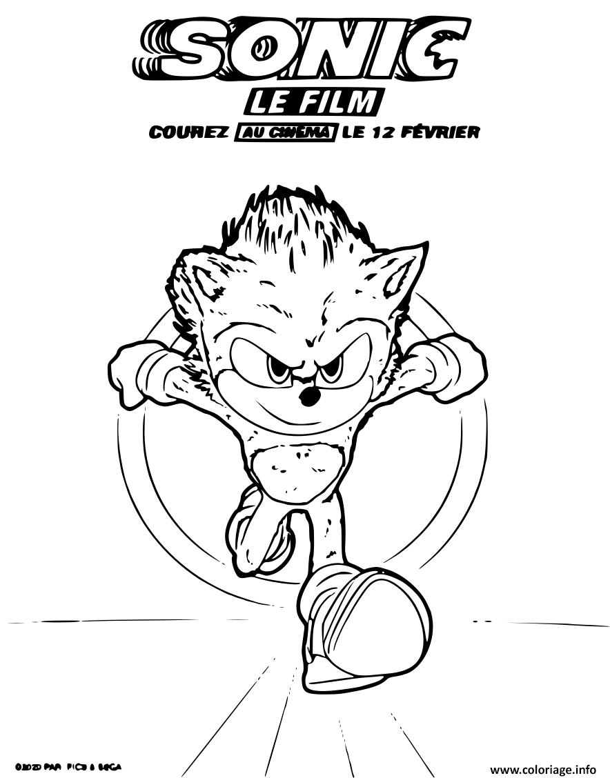 15 Sonic Coloring Pages Free Printable