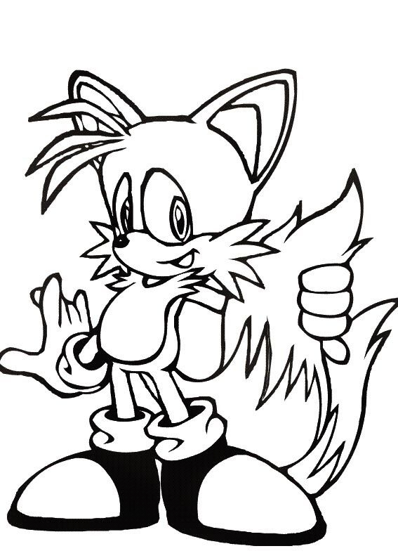 15 Sonic Coloring Pages Free Printable