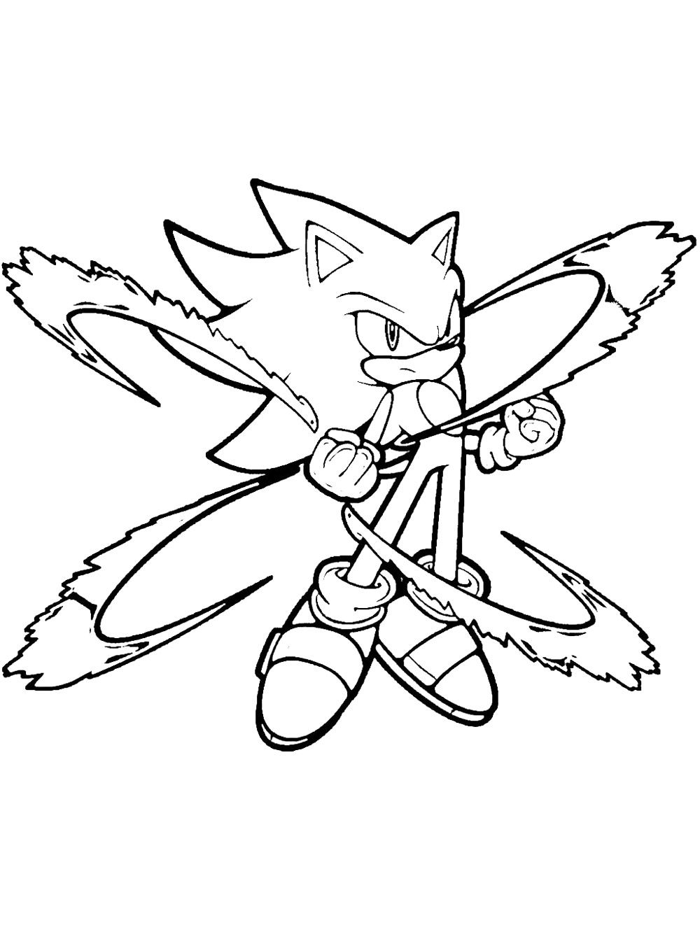 15 Super Sonic Exe Coloring Pages