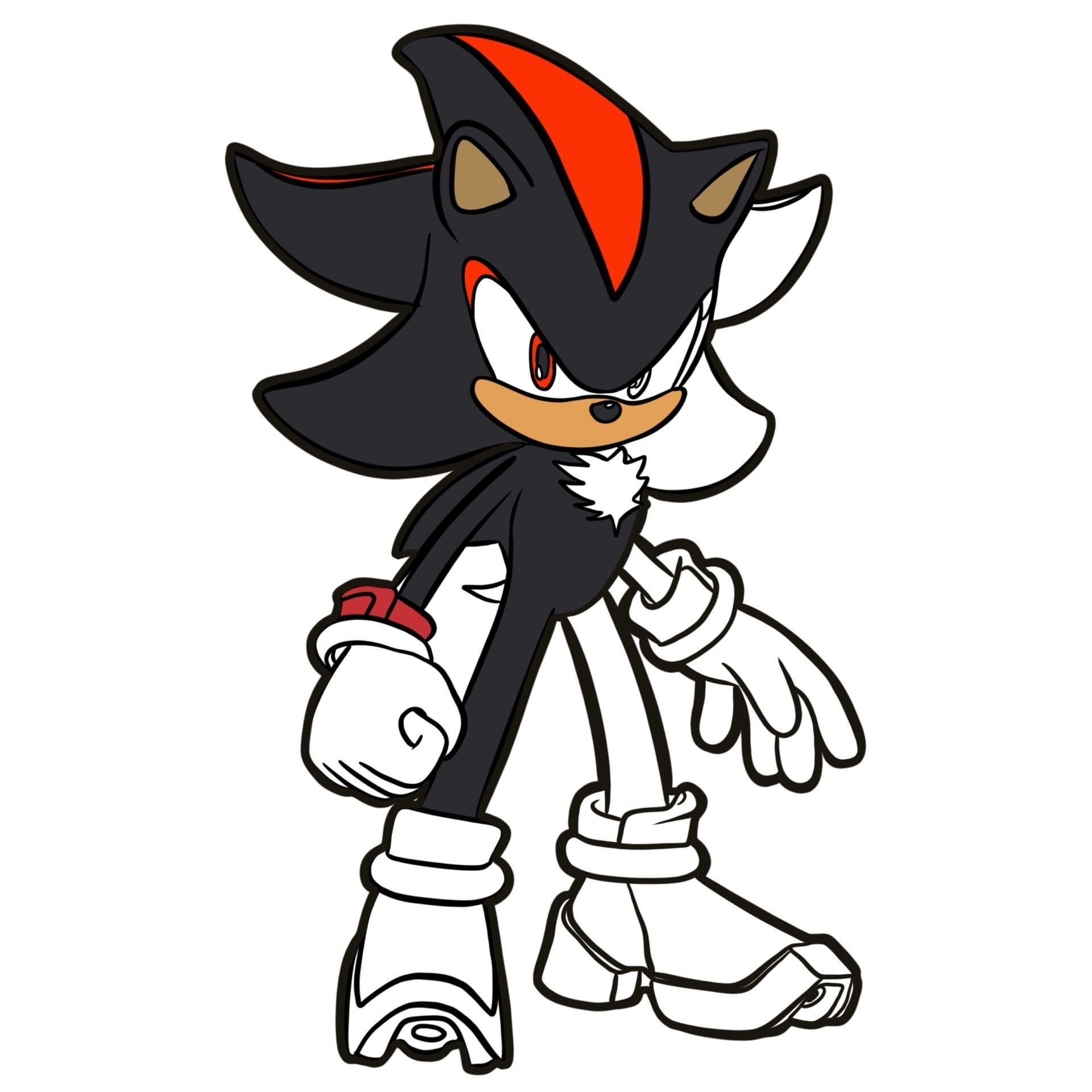 20 Sonic Coloring Pages Shadow