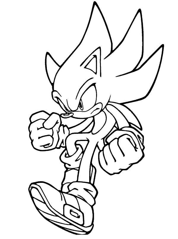 30 Super Sonic Coloring Pages