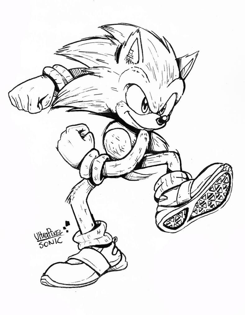 30 Super Sonic Coloring Pages