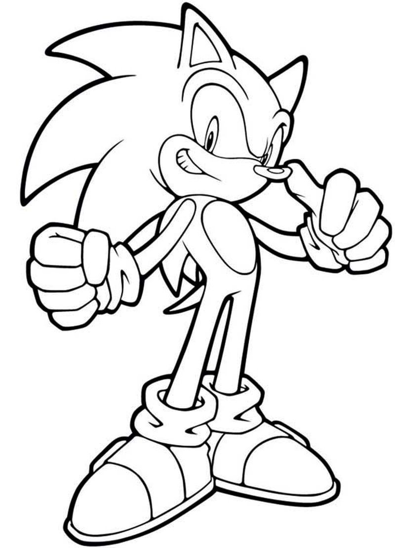 30 Super Sonic Coloring Pages