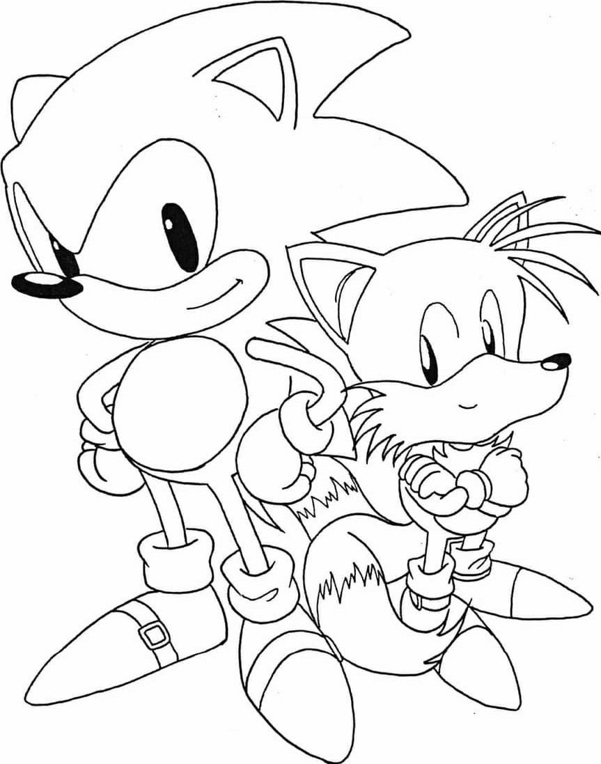 30 Super Sonic Coloring Pages