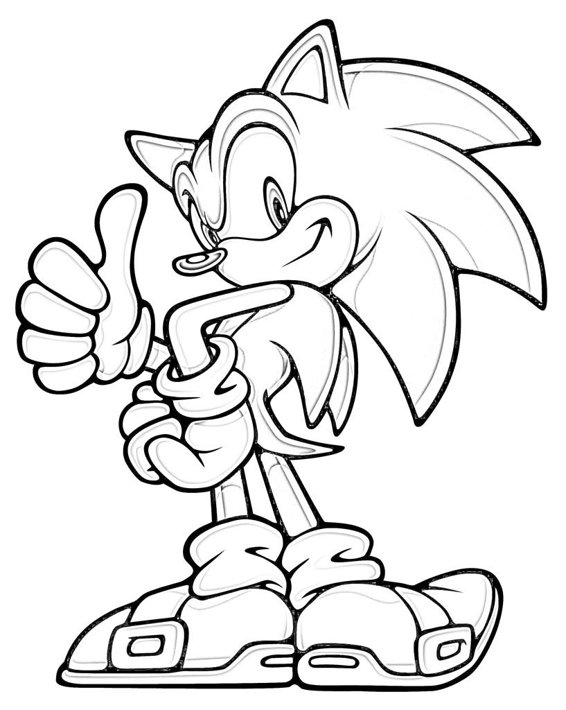 30 Super Sonic Coloring Pages