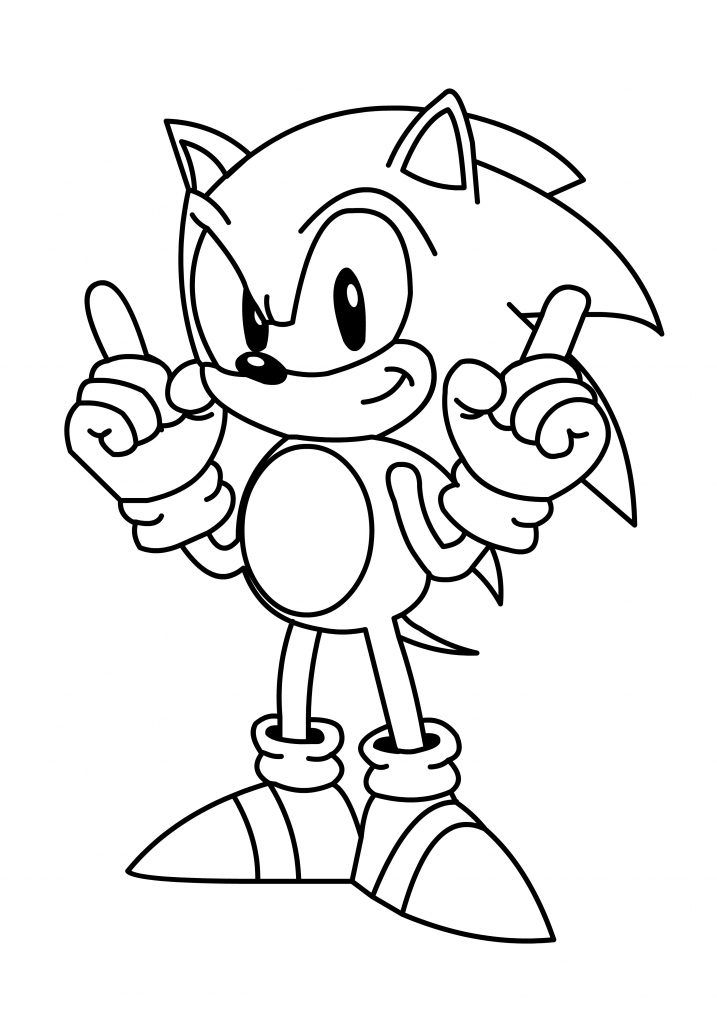 30 Super Sonic Coloring Pages